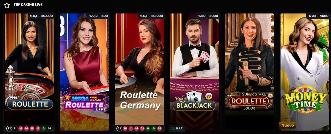 Casinò dal vivo